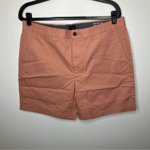 NWT J. CREW 7" Stretch Chino Short Coral 35